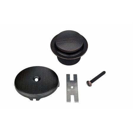 Premier Copper Products Premier Copper Products D-301ORB Tub Drain and Overflow for Tubs - Oil Rubbed Bronze D-301ORB